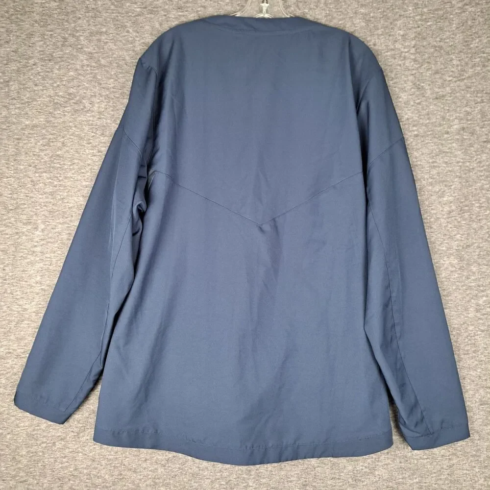 Nike Baseball‎ Seattle Mariners Mens XL Navy Windbreaker Long Sleeve Shirt - Picture 2 of 14